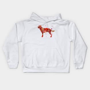 Chinook Dog Watercolor Painting Kids Hoodie